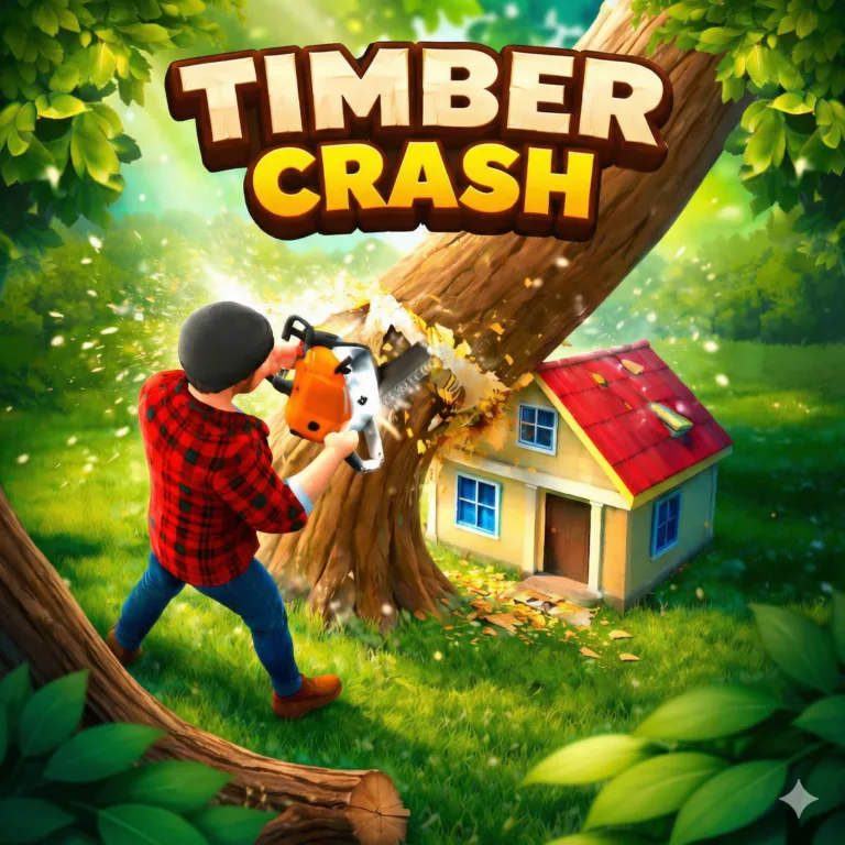 Timber Crash – Cut, Aim, and Destroy!