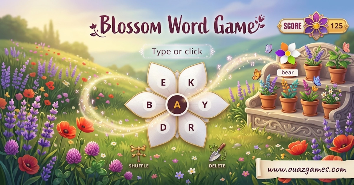 Blossom Word Game