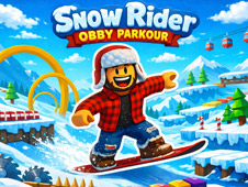 Snow Rider Obby Parkour